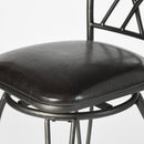 Wichita 29" Industrial Swivel Bar Stools - Set of 2 (Black)