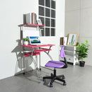 Kids' Adjustable Desk Chair - Purple &amp; Turquoise