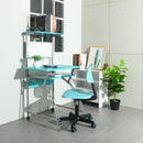 Kids' Adjustable Desk Chair - Purple &amp; Turquoise