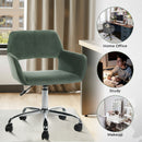 ROSS Chrome Velvet Cactus Office Chair - Stylish & Comfortable