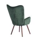 Elegant Velvet Accent Chair - Green
