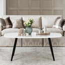 Modern Marble-Style Coffee Table