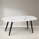 Modern Marble-Style Coffee Table