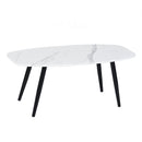 Modern Marble-Style Coffee Table