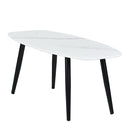 Modern Marble-Style Coffee Table