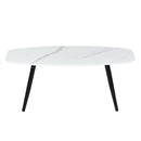 Modern Marble-Style Coffee Table