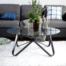 Modern Round Glass Coffee Table