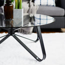 Modern Round Glass Coffee Table