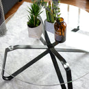 Modern Round Glass Coffee Table