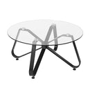 Modern Round Glass Coffee Table