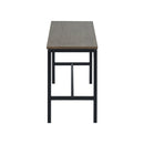 Industrial-Style Dining Table Set with Benches