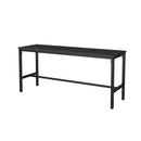 Modern 3-Piece Dining Set - Black