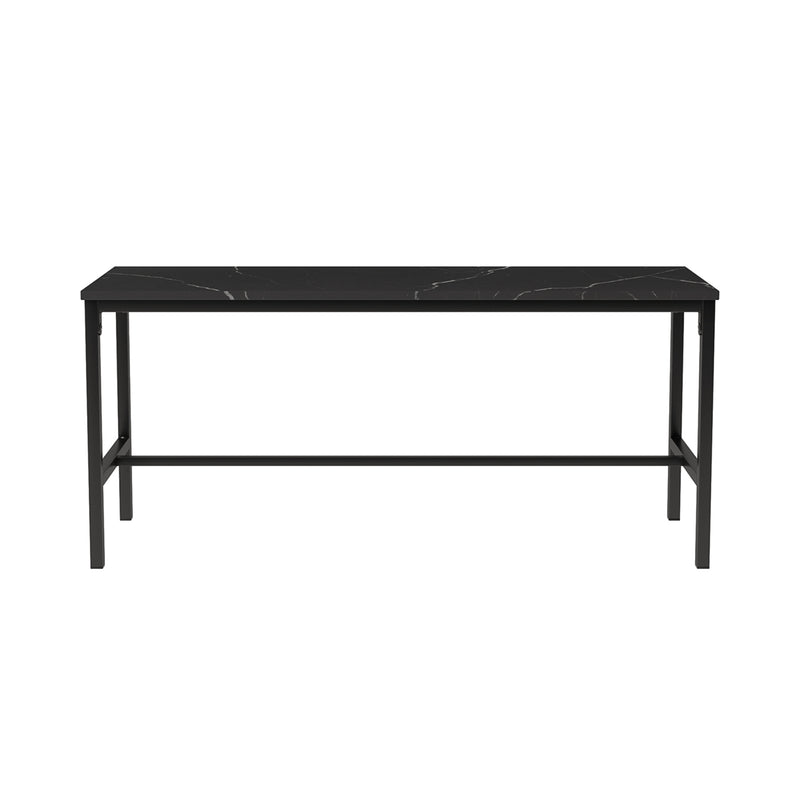 Modern 3-Piece Dining Set - Black