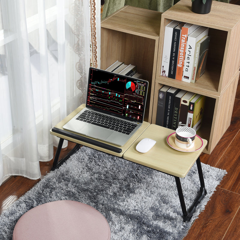MAMIE Foldable Wooden Laptop Stand - HomyCasa