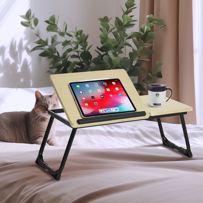 MAMIE Foldable Wooden Laptop Stand - HomyCasa