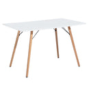 Modern Mid-Century Kitchen Dining Table for Small Spaces