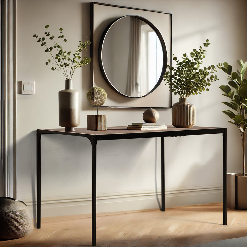 Dining Table with Sturdy Design and Sophisticated Look - Available in Dark and Espresso