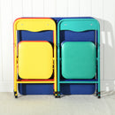 5-Piece Folding Kids Table & Chair Set – Colorful & Durable