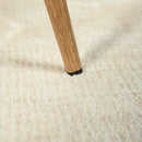 Set of 2/4 Aloe Upholstered Dining Chair – Soft Fabric Seat with Wooden Legs (250 lb Weight Capacity)