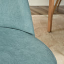 Set of 2/4 Aloe Upholstered Dining Chair – Soft Fabric Seat with Wooden Legs (250 lb Weight Capacity)