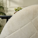 Set of 2/4 Modern Biscuit Upholstered Accent Chair – Stylish Fabric Chair with Wooden Legs (250 lb Weight Capacity)