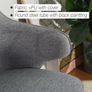 Modern Upholstered Dining Chairs with Armrests – Set of 2, Fabric & PU, Metal Legs, Ergonomic Design