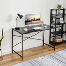 Modern Simple Writing Office Home Computer Desk, Oak/Black