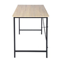 Modern Simple Writing Office Home Computer Desk, Oak/Black