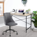 Modern Simple Writing Office Home Computer Desk, Oak/Black