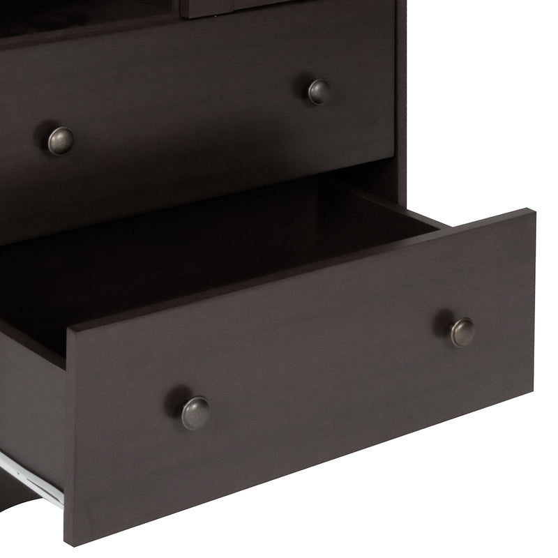 Wood Locker Storage Cabinet for Kitchen and Living Room