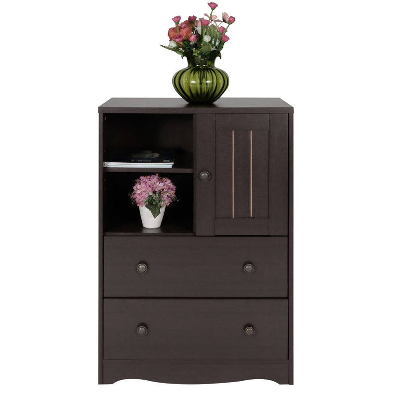 Wood Locker Storage Cabinet for Kitchen and Living Room