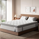 10 Inch Twin Hybrid Mattresses for Back Pain, Extra Lumbar & Shoulder Support, Smooth Cooling Tech Fabric, Fiberglass-Free & No Odor
