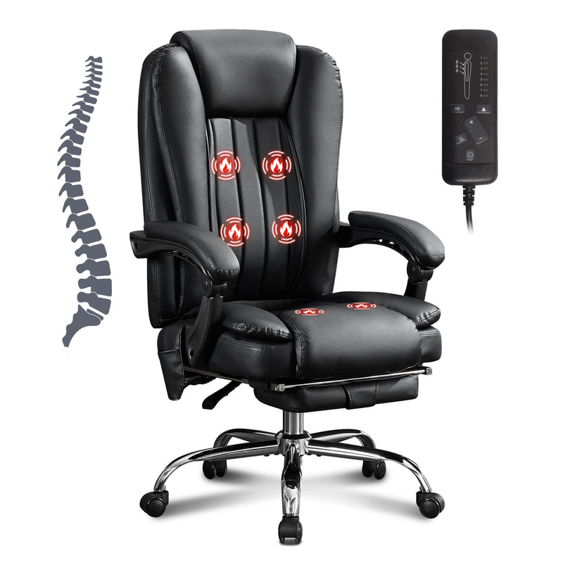 Massage Office Chair with Heat and 6 Vibration Points,Executive Office Massage Office Chair with Heat and 6 Vibration Points,Executive Office
