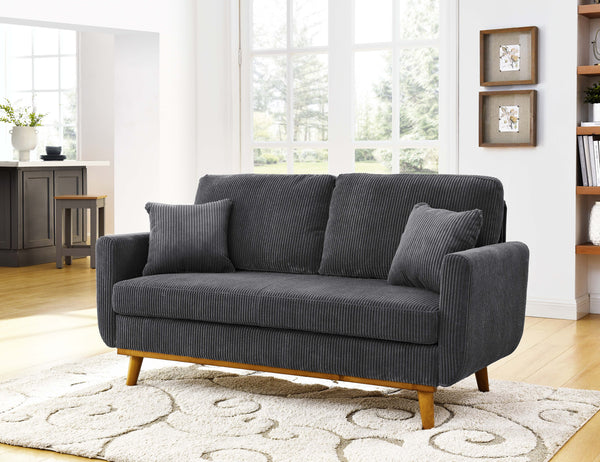 Asher Mid-Century Corduroy Sofa