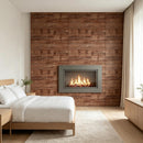 8-Pack 3D Faux Wood Polyurethane Wall Panels for Interior & Exterior Accent Walls