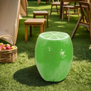Green Lemon Fruit Stool, 14'Oversized Resin Stool, Side Table, Home Decor Plant Stand Garden Indoor Outdoor Decorations, Multi-Purpose Innovative Garden Furniture