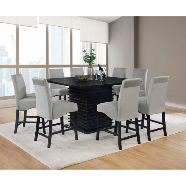 Giannis Black and Grey 9-piece Dining Set