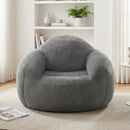 Bean Bag Chair with Filler, Bean Bag Sofa with Tufted Soft Stuffed Filling, Fluffy and Lazy Sofa, Comfy Cozy BeanBag Chairs with Memory Foam for Dorm, Apartment, Living Room