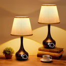 Touch Lamps for Nightstand Bedside Lamps Set of 2, 3 Way Dimmable Light for Bedoom, Desk, Living Room,Sofa Table(LED Bulbs Included)