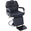 Hair Stylist All Purpose Barber Chair for Barbershop Salon Chair,Heavy Duty Hydraulic Barber Chair Spa Furniture Shampoo Reclining Extra Wider Seat Beauty Hair Salon Equipment,black