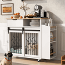 Furniture Style Dog Crate  Kitchen Island End Table Pet Friendly Furniture