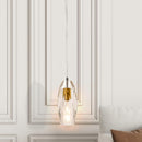 Modern Crystal Chandelier Lighting Fixture, Crystal Hanging Pendant Lights, E26 Base Modern Light Fixture for Dining Room Living Room Bedroom