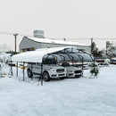 Carport 20 x 20 Shelter - Perfect Solution for Vehicles, Boats & Equipment - Durable, All-Weather, Quick Assembly - Spacious, Secure, Reinforced