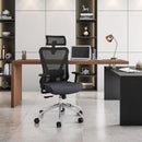 Truly Ergonomic Mesh Office Chair with Headrest & Lumbar Support, Black