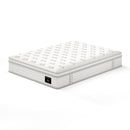 12'' Hybrid Mattress - Queen, Memory Foam & Pocket Springs for Pressure Relief, Fiberglass Free