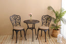 Best seller Products 3-Piece Outdoor Rust-Resistant Cast Aluminum Patio Bistro Set with cushion