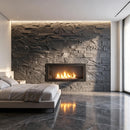 8-Pack 3D Faux Stone Wall Panels, Lightweight Polyurethane Panels for Interior and Exterior Accent Walls