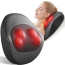 Neck Massager Pillow, Ultra-Quiet Corded Neck and Shoulder Massager with Heat, Portable 3D Kneading for Shoulder, Leg & Calf Muscle Pain Relief, Relaxing Gift for Men & Women