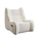 Bean Bag Chair for Adults, Lazy Floor Sofa Couch Memory Foam Bean Bag Sofas Chenille Fabric Reading Chair Comfortable Corner Lounge Sofa for Living Room