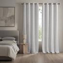 2 Pieces 52x84' 100% Polyester Total Blackout Window Panel,Grey